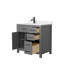 Ensemble de meuble-lavabo simple 36 po avec plateau en marbre Beckett-61870889-61870890-61870894