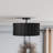 Maddyn 3-E26 Light Bulbs Rattan Handmade Woven Black Finished Dimmable Flush Mount Ceiling Light