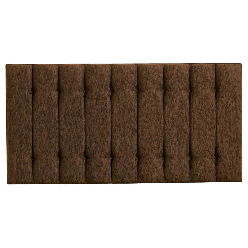 Maura Upholstered Headboard, Single (3'), Brown