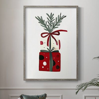 «Christmas Holiday Art» DCCCLxx, reproduction d'art encadrée - bois massif XMA171536