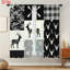 Ensemble de rideaux de fenêtre rustique 2 pièces Camo-1649533806