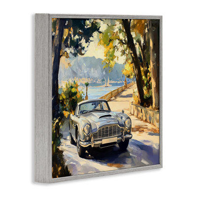 Classic View of Seaside Drive Framed Giclee, design by Creative Studio