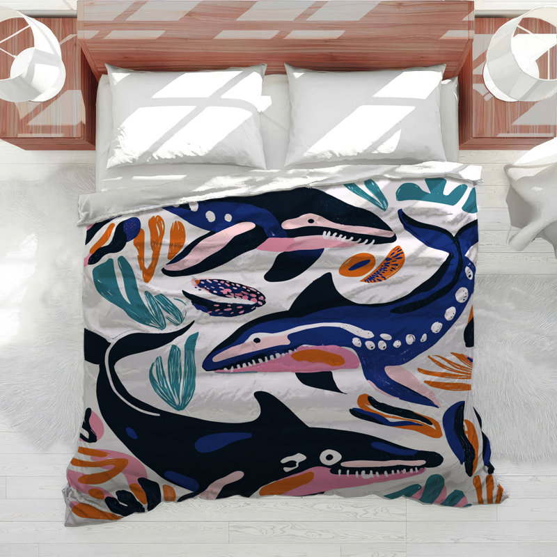 Édredon Sharks Bedding Marine, Édredon simple