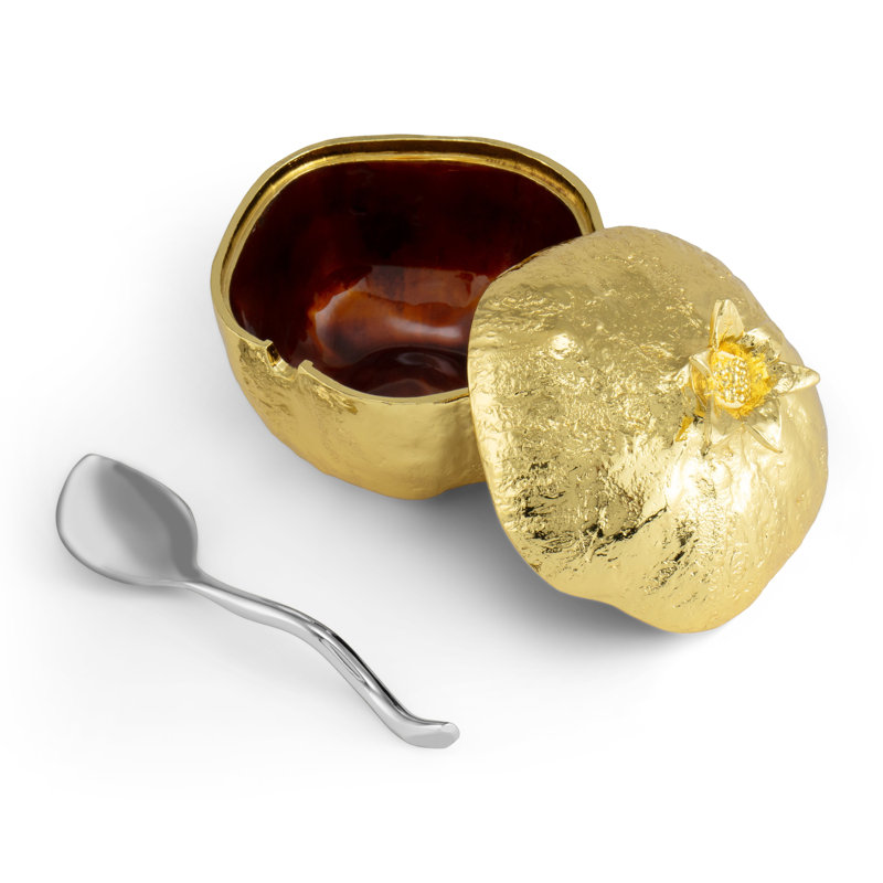 Pomegranate Mini Pot w/ Spoon