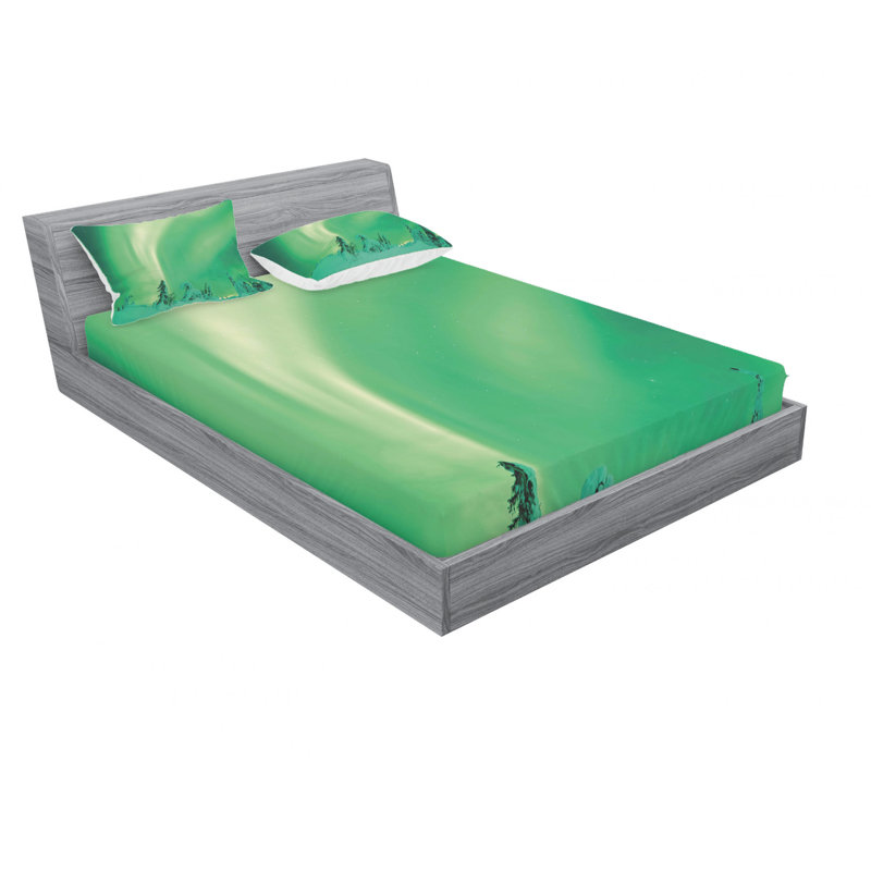 Microfiber Sheet Set, Queen Sheet Set with Fitted Sheet