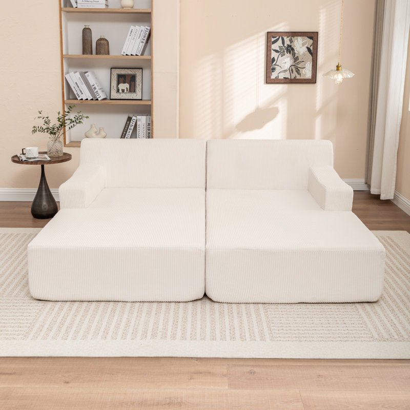 Canapé rembourré, Beige