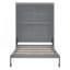 Lit escamotable double pleine grandeur avec tablettes-783483302