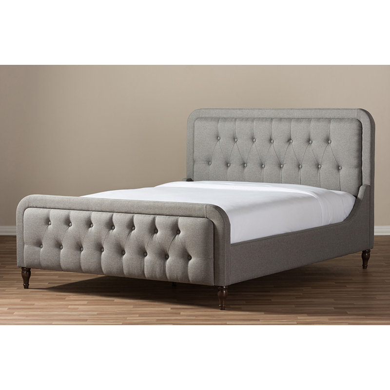 Lit plateforme tapissier Gearld, Grand lit