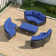 Ensemble de conversation modulaire avec coussins 8 pièces Tuule