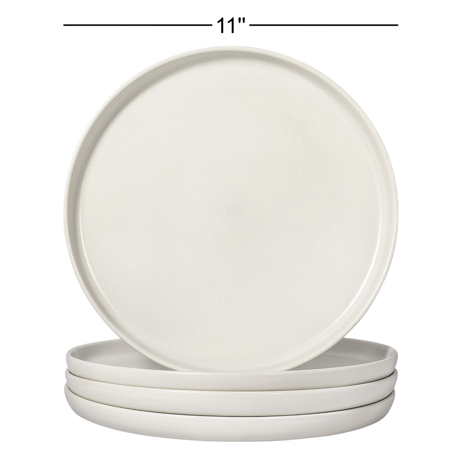 Harden Uno Dinner Plate 11", Light Gray