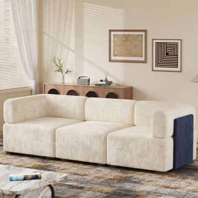 3 Seater Chenille Sofa