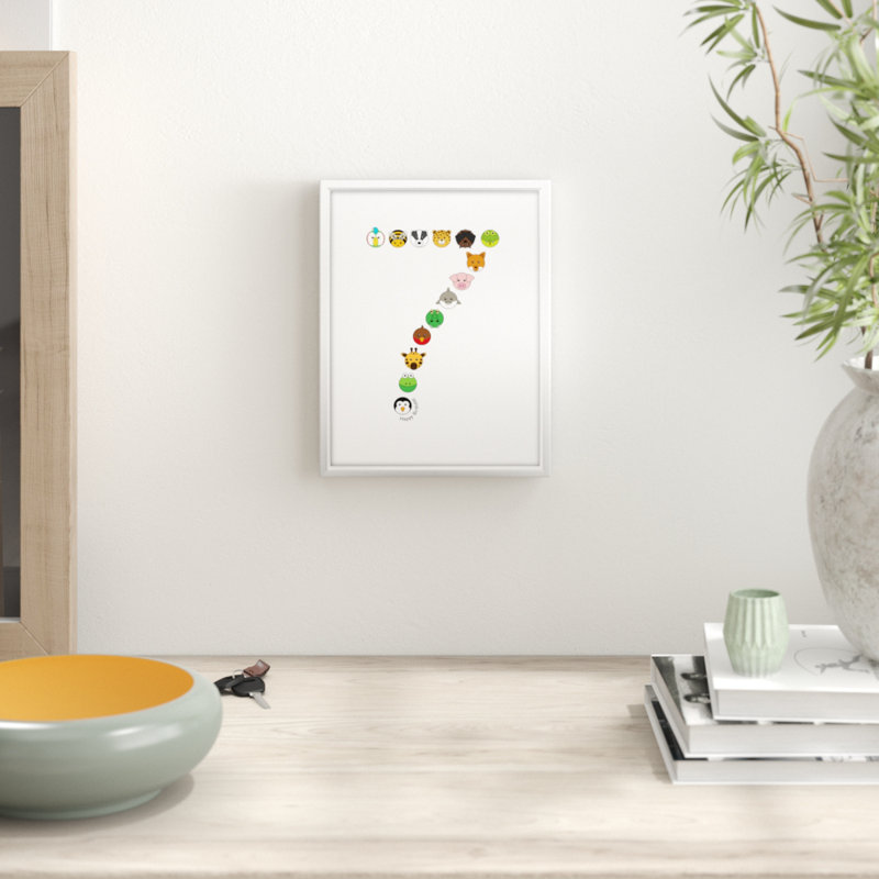 Single Picture Frame Print, White