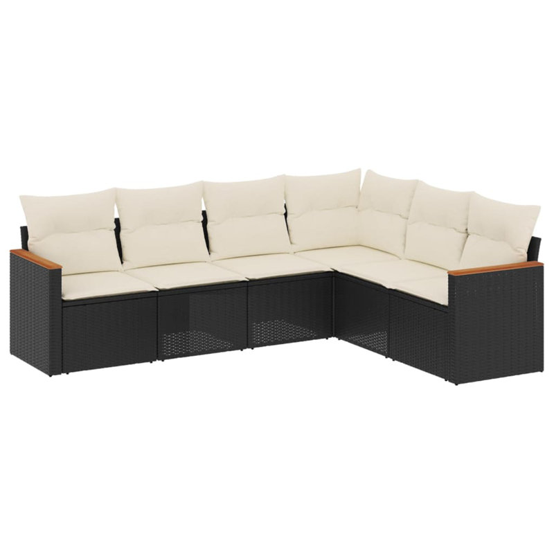 Ensemble de canapé de jardin modulaire 6 pièces Vidaxl