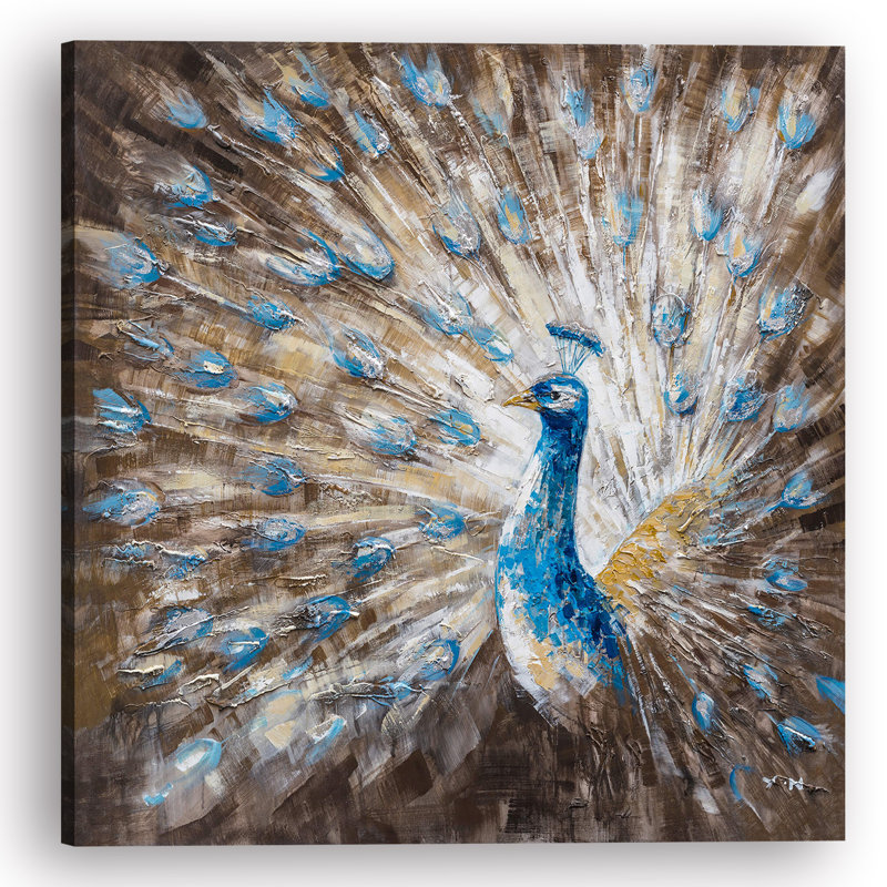 Toile tendue sur, H 20 po x l 20 po x p 2 po