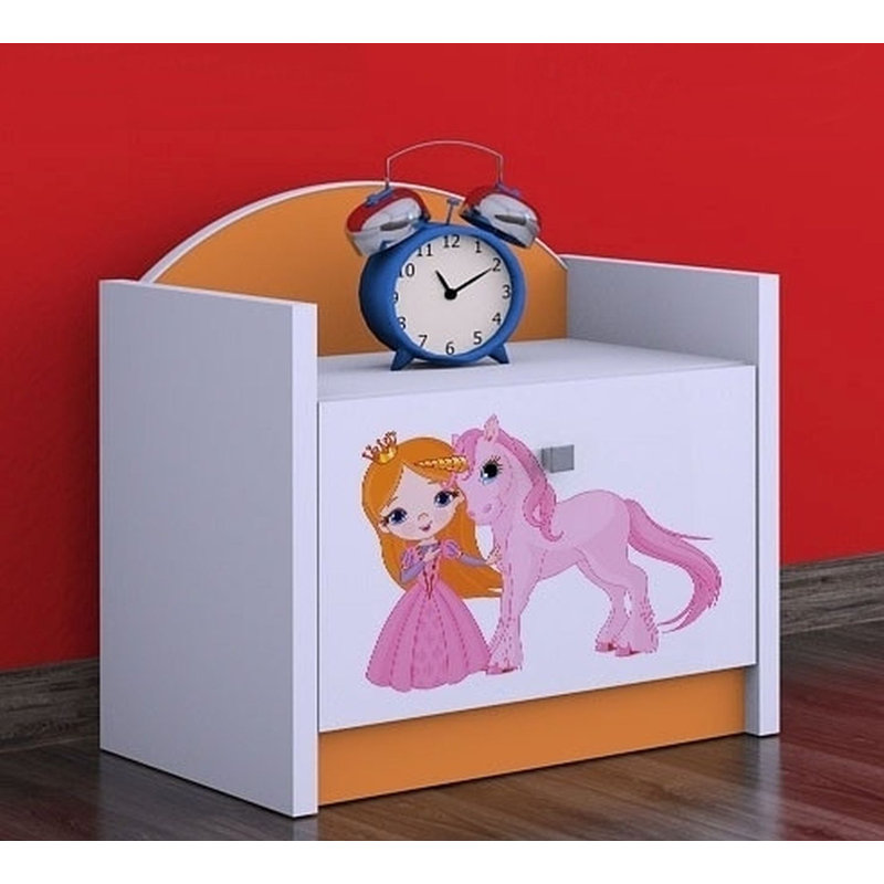 Hooper Nightstand, Orange