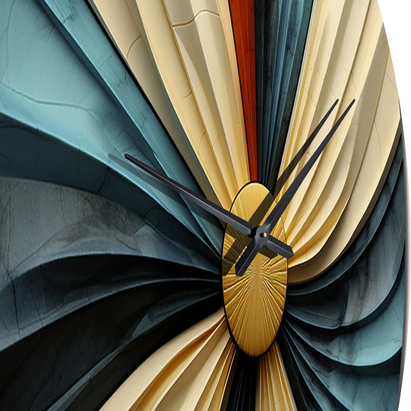 Horloge murale Spiral Miracle of Cosmic Delight III, Grand
