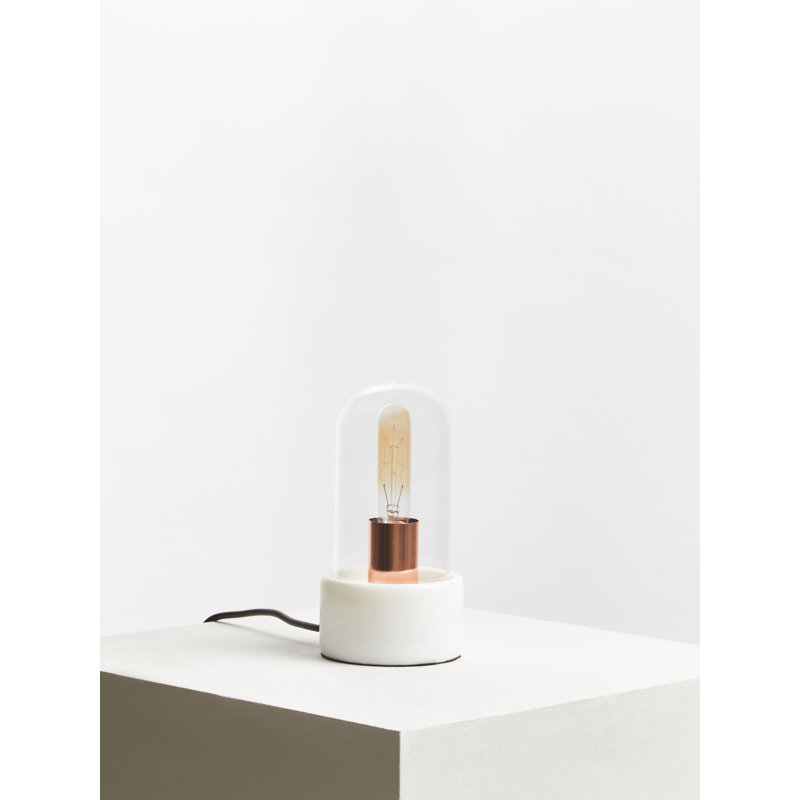 Alejandro Marble Novelty Lamp, White