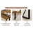 Rustic Industrial Rectangular Wood Dining Table For 4-6 Person, Thick Engineered Wood Color Tabletop And Black Metal Legs,Desk For Kitchen Dining Living Room-743372338-743372339