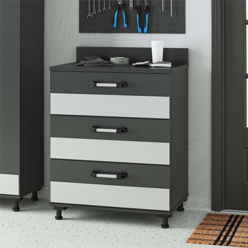 Armoire de rangement 3 tiroirs Boss