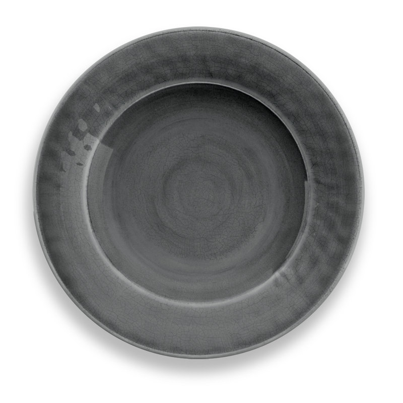 Fiskeville 27cm Melamine Dinner Plate, Grey