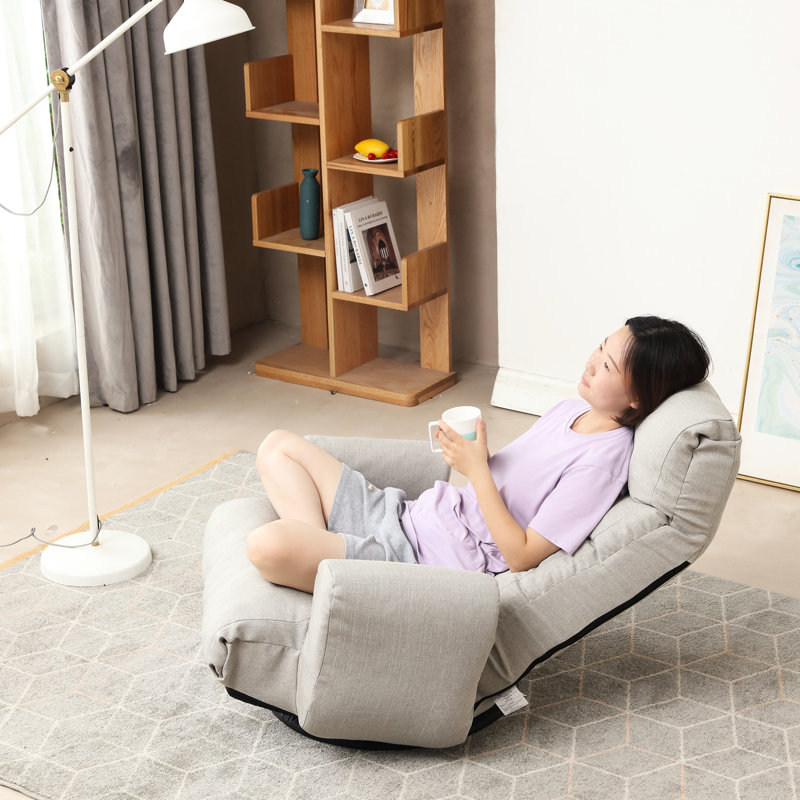 Chaise pivotante à 360 degrés avec dossier réglable et support de taille confortable