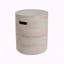 Table d'appoint durable Travertine