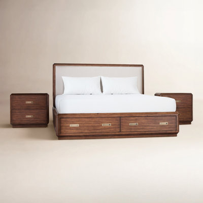 Ethelyn Upholstered Platform 3 Piece Bedroom Set