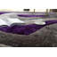 Tapis à poils longs mauve / gris Thionville-1644332183