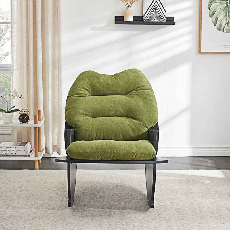 Chaise berçante, chaise berçante décontractée, Vert