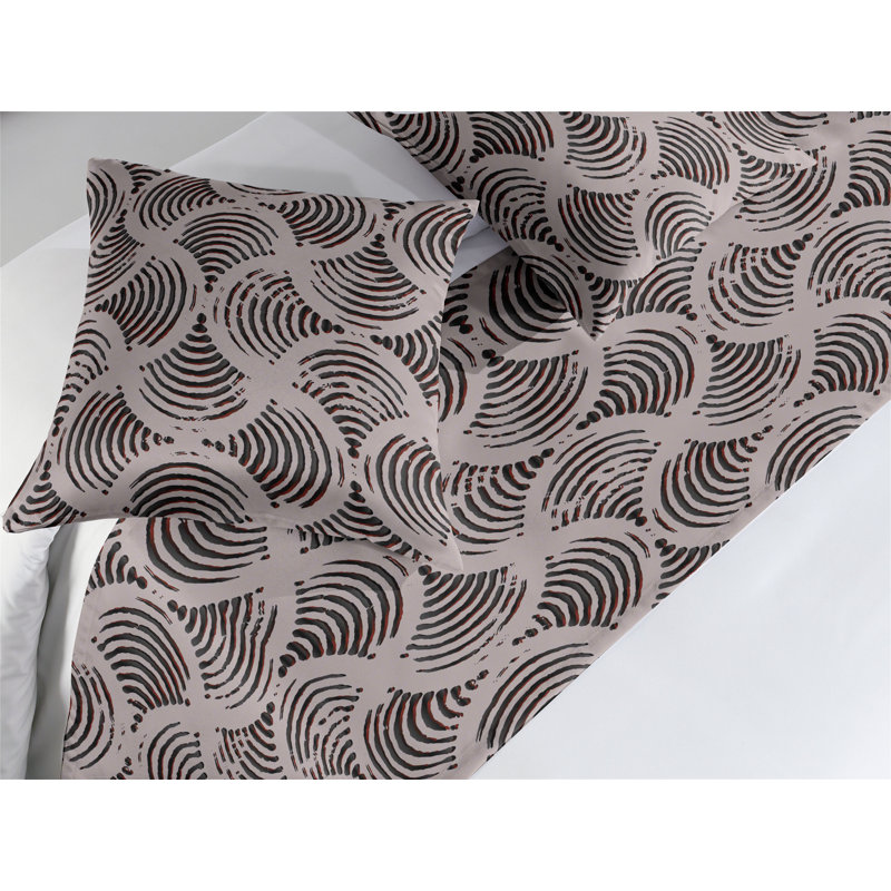 Ensemble de chemin de lit Ambesonne Boho Swirly, Très grand lit