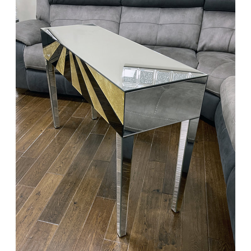 Hester 120cm Glass Console Table