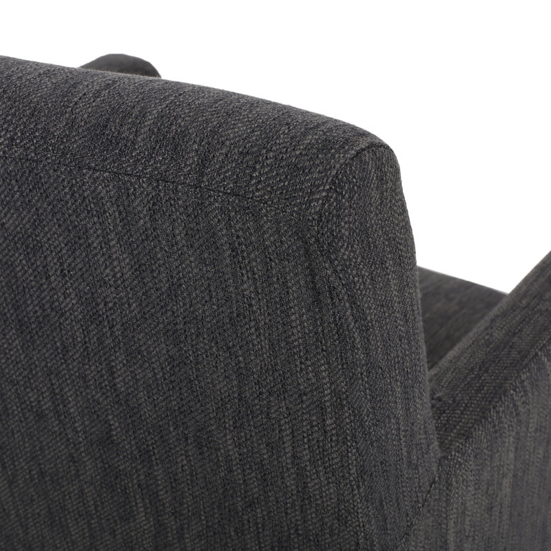 Tabouret de comptoir rembourré 30,5 po - gris anthracite / gris, Gris anthracite