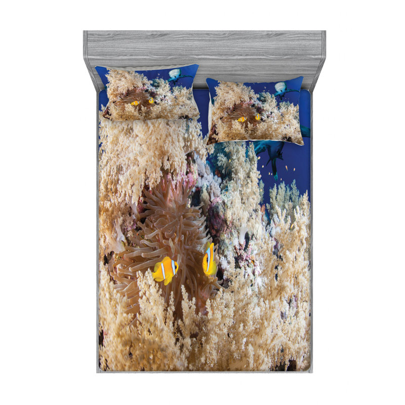 Microfiber Sheet Set, Full Sheet Set with Fitted Sheet