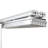 Smoke 12-Panel Double Rail White Panel Track Extendable 140-260W X 94H, Panel Width 23.5