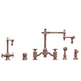 Towson Bridge Faucet - 18" Articulated Spout - Cross Handles