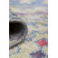 Tapis unique nouvel âge en bleu / ciel / citron 2 pi 6 po x 16 pi Fragment