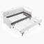 Lit de jour rembourré avec lit gigogne simple et conception de chargement USB-627770430