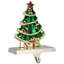Porte-chaussette de Noël en métal décoré - 6 po