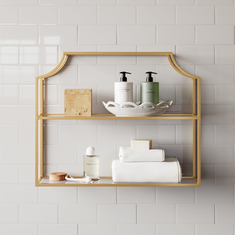 Wyat 4 Piece Metal Accent Shelf