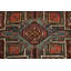 Tapis traditionnel en laine à motif géométrique 5 x 6
