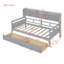 Lit de jour moderne simple avec tablettes de chevet et deux tiroirs-1495205217