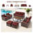 74'' 3-Seat Outdoor Durable Patio Sofa With Water-Resistant Olefin Fabric Cushions-895140979