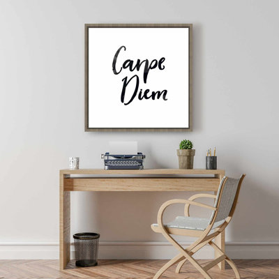 Toile encadrée Carpe Diem Minimalist
