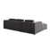 Modern L-Shape Corner Sofa Ohagan Made of Cord with Soft Seat