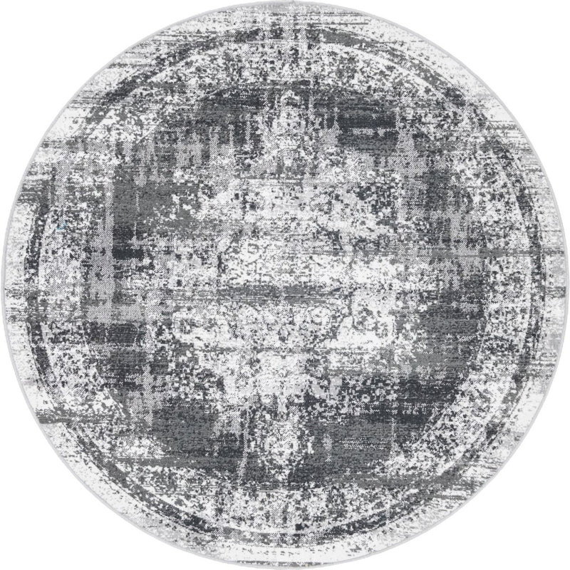 Oriental Indoor Rug, Round 5'3"