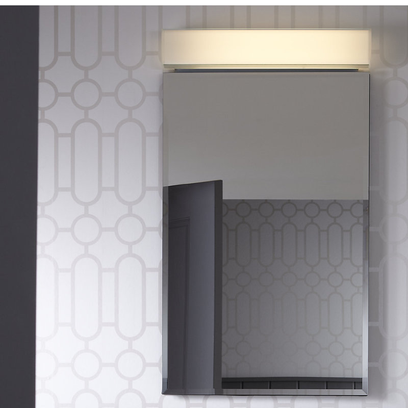 PLM24 Series Medicine Cabinet, Beveled, White