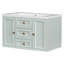 Ensemble de meuble-lavabo mural 30 po avec lavabo et tiroir fonctionnel