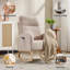 Fauteuil berçant et oscillant Beige Teddy
