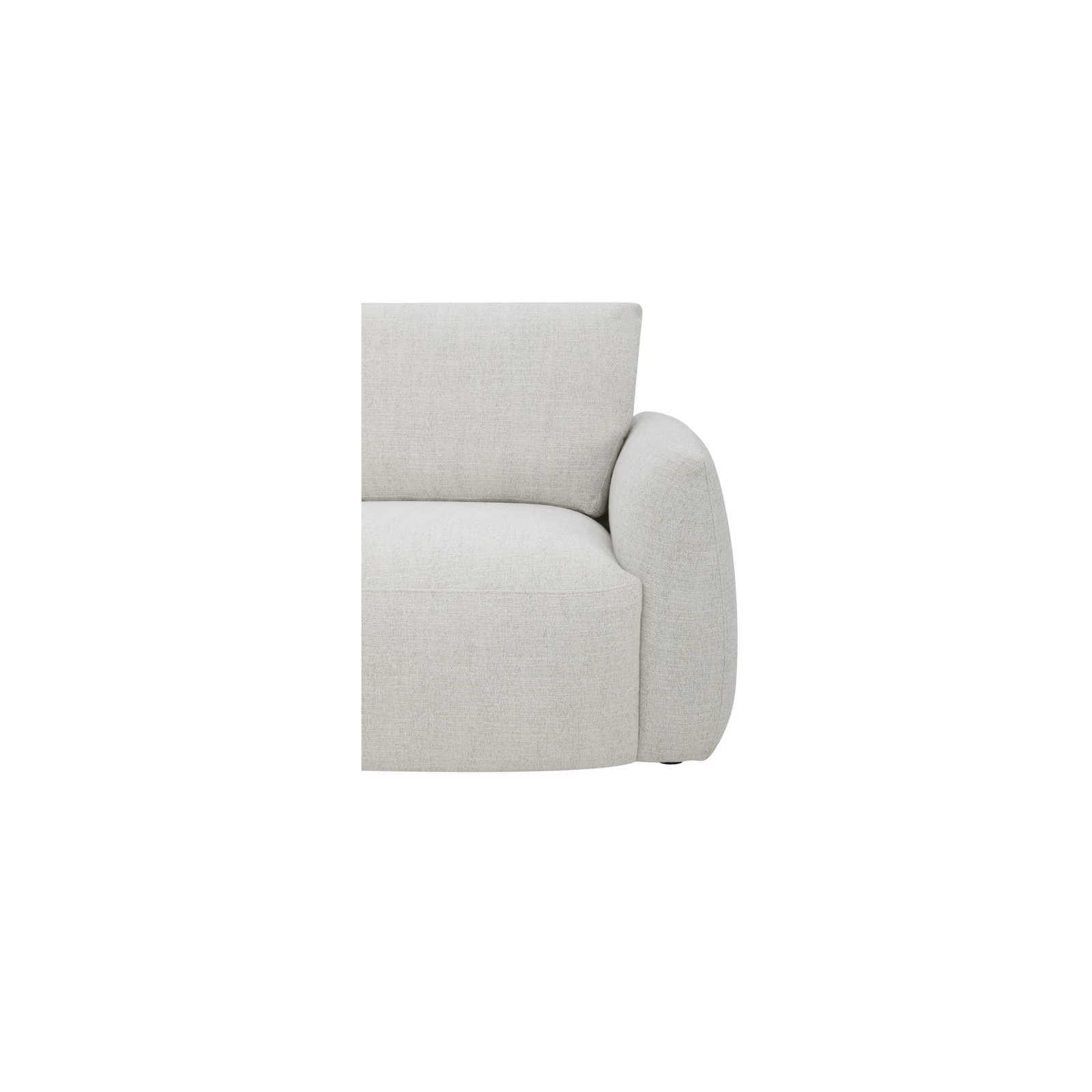 GRACIE Sofa, Beige, 35.4" H x 68" W x 39.4" D