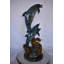 Bronze Three Dolphins Swim next to a Sea Turtle Fountain
